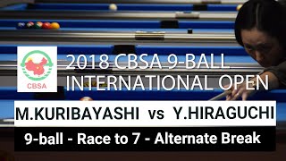 栗林 美幸(JPBA) VS 平口 結貴(JPBA) 決勝戦/final【女子】2018 CBSA ツアー日本国内予選 in POOL LABO