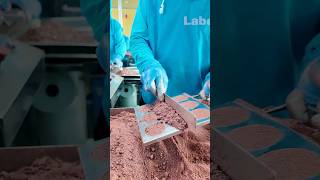 Take you to see how the cosmetics factory creates high-quality powder blocks. #beauty #eyeshadow