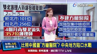 雙北醫療量能吃緊 北市聯醫護理師爆出走潮