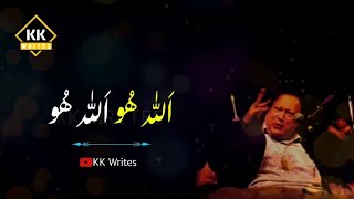 Nusrat Fateh Ali Khan Whatsapp Status | ALLAH HO ALLAH HO | Nfak Islamic Status | Qawali | nfak line