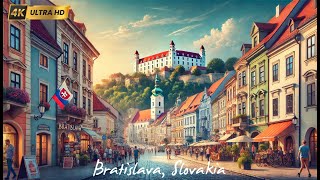 Discover Bratislava | Captivating 4K Walking Tour of Slovakia ’s Capital