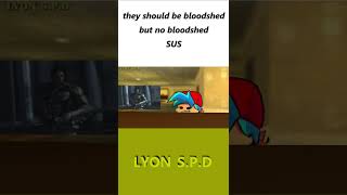 FNF BF's reaction to the discord memes (they should be bloodshed but no bloodshed, SUS) #shorts
