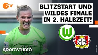 VfL Wolfsburg – Bayer Leverkusen | Frauen-Bundesliga, 1. Spieltag Saison 2023/24 | sportstudio