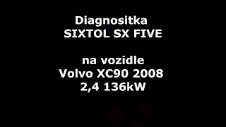 Diagnostika Sixtol SX FIVE, vyzkoušeno na Volvo XC90 2008 2,4 D5 136kW s Testuj.to