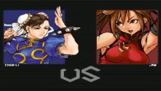 Mugen Waifu Battles #76: Chun Li vs Jam Kuradoberi