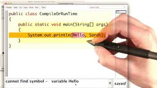 Compile-Time and Runtime Errors - Intro to Java Programming