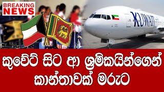 කුවේට් සිට ලංකාවට කාන්තාවකට වෙලා තියන දේ - kuwait to srilanaka