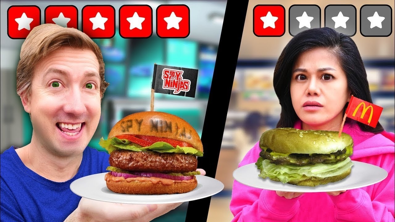 I'm Opening a Spy Ninjas Restaurant (Food Challenge)