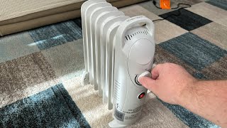 700 Watts Oil Filed Electric Radiator Heater Review - Radiator Heater with Thermostat