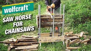 Wolfcraft SAW HORSE for CHAINSAWS / Unboxing \u0026 Review