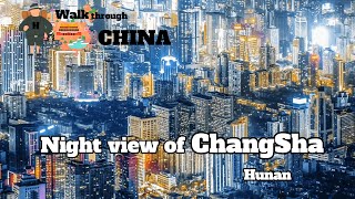 a night in Changsha, Hunan - most impressive night view #statueMao #Juziisland #Xiangriver