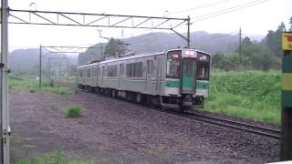 東北本線　プチ秘境駅「白坂駅」　７０１系