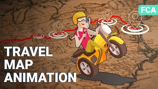 How to Create a Map Animation to Your Summer Trip | Filmora Creator Academy