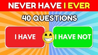 Never Have I Ever: Fun General Questions Game | Interactive and Hilarious! | Part 1