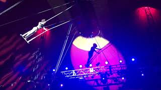 Gandeys Circus Dudley 2019 Camila Palma on the Swinging Trapeze