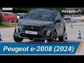 Peugeot e-2008 2024 - Maniobra de esquiva (moose test) y eslalon | km77.com