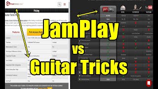 JamPlay vs Guitar Tricks | Learn How To Play Guitar Online
