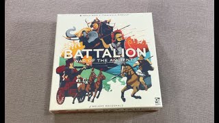 TDG: Battallion: War of the Ancients unboxing with Ray