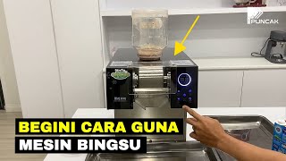 Begini Cara Guna Mesin Bingsu  | Step By Step