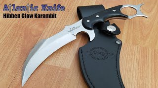 GIL HIBBEN SILVER CHROME KARAMBIT CLAW DAGGER KNIFE 5CR15 MICARTA - 5054