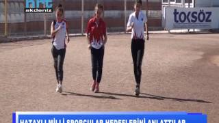 Hataylı milli sporcular hedeflerini anlattılar