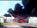 zeer grote brand in tilburg bij papierfabriek