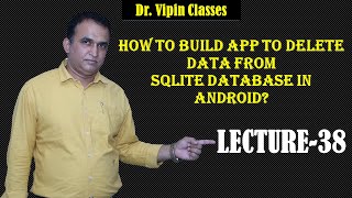 Delete record from SQLite Database in Android | SQLite Database in Android