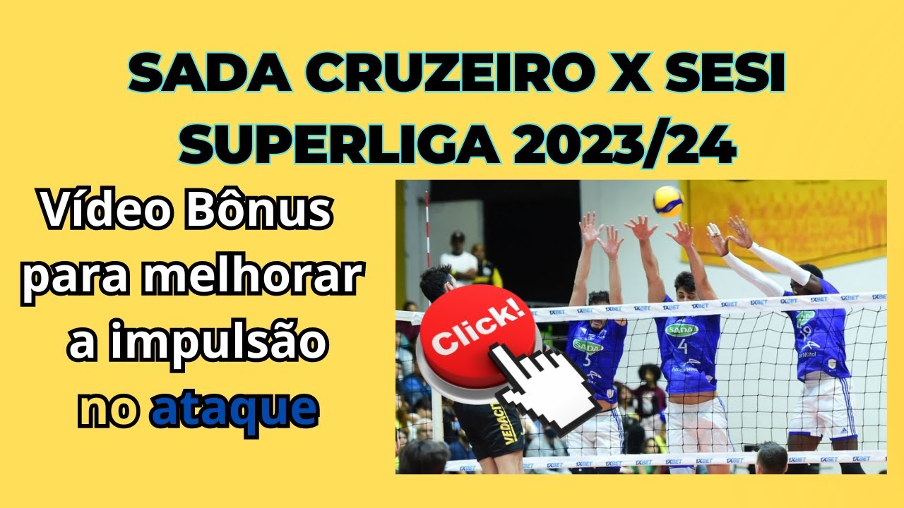 SADA CRUZEIRO X SESI BAURU VÔLEI SUPERLIGA FMASCULINA 2023 - YouTube