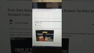 Classified Document Debacle Victor Davis Hanson