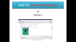 How to Perform RGB to GRAY Conversion in OpenCV ?