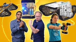 Ben Heck's Hackbot Wars Part 2: Weapons