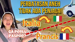 KELUAR NEGERI TINGGAL MELANGKAH! MELEWATI PERBATASAN PRANCIS ITALIA PAKE CAMPERVAN #20