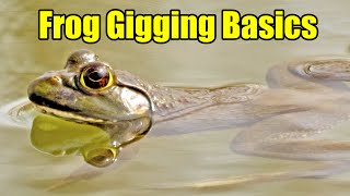 Frog Gigging Basics \u0026 How to Clean and Cook Frog Legs