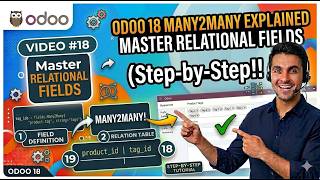 18. Odoo 18 Many2Many Explained: Master Relational Fields (Step-by-Step Tutorial)