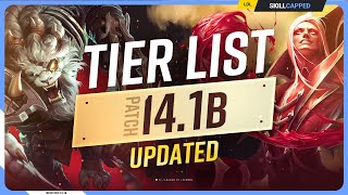 NEW UPDATED TIER LIST for PATCH 14.1 - League of Legends