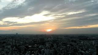 三軒茶屋 キャロットタワー 展望台 夕日と都会の風景 ～Tokyo view free spot in Sangenjaya carrot tower～