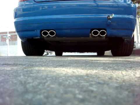 E46 M3 B&b Exhaust - YouTube