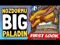 NOZDORMU IS A BIG PROBLEM. Will Big Paladin Make the Meta? | Descent of Dragons | Hearthstone