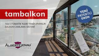 Tambalkon - VertiFlex All Clean | Tam Otomatik %100 Temizlenebilir Balkon Camlama Sistemi