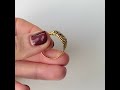 antique 1913 18ct gold sapphire diamond ring