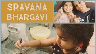 Amma and Shikhara free day at Home|cupcakes|peanut chutney| sravanabhargavi