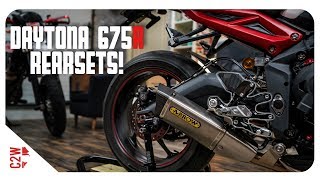 Upgrading to ADJUSTABLE rearsets! | Upgrading the Daytona 675R