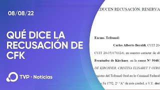 Causa Vialidad: la defensa de Cristina Kirchner recusó al fiscal Luciani y al juez Uriburu
