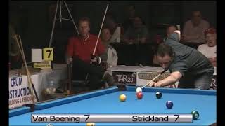 Shane Van Boening Earl Strickland 10ft table 10 ball highlights part 1