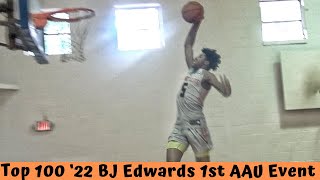 4-Star BJ Edwards 1st AAU Event Was LEGIT!