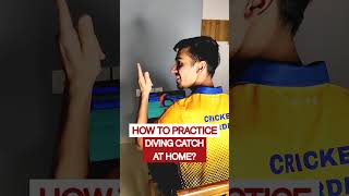 Ravindra Jadeja Dive Catching Practice at Home!🏠 #shorts