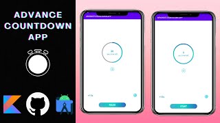 Countdown Timer with Start, Pause and Reset - Android Studio Tutorial | Professional UI || Techno Sp