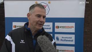 Fred de Boer na HZVV-ACV