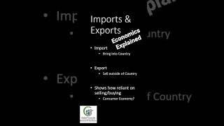 Economics Explained: Imports \u0026 Exports #shorts #finance #economics