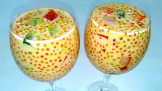 ঈদে/ইফতারে স্পেশাল সাবুদানার ডেজার্ট Subudana Dessert/সাবুর রেসিপি/Drinks Recipe/Sabudana Recipe